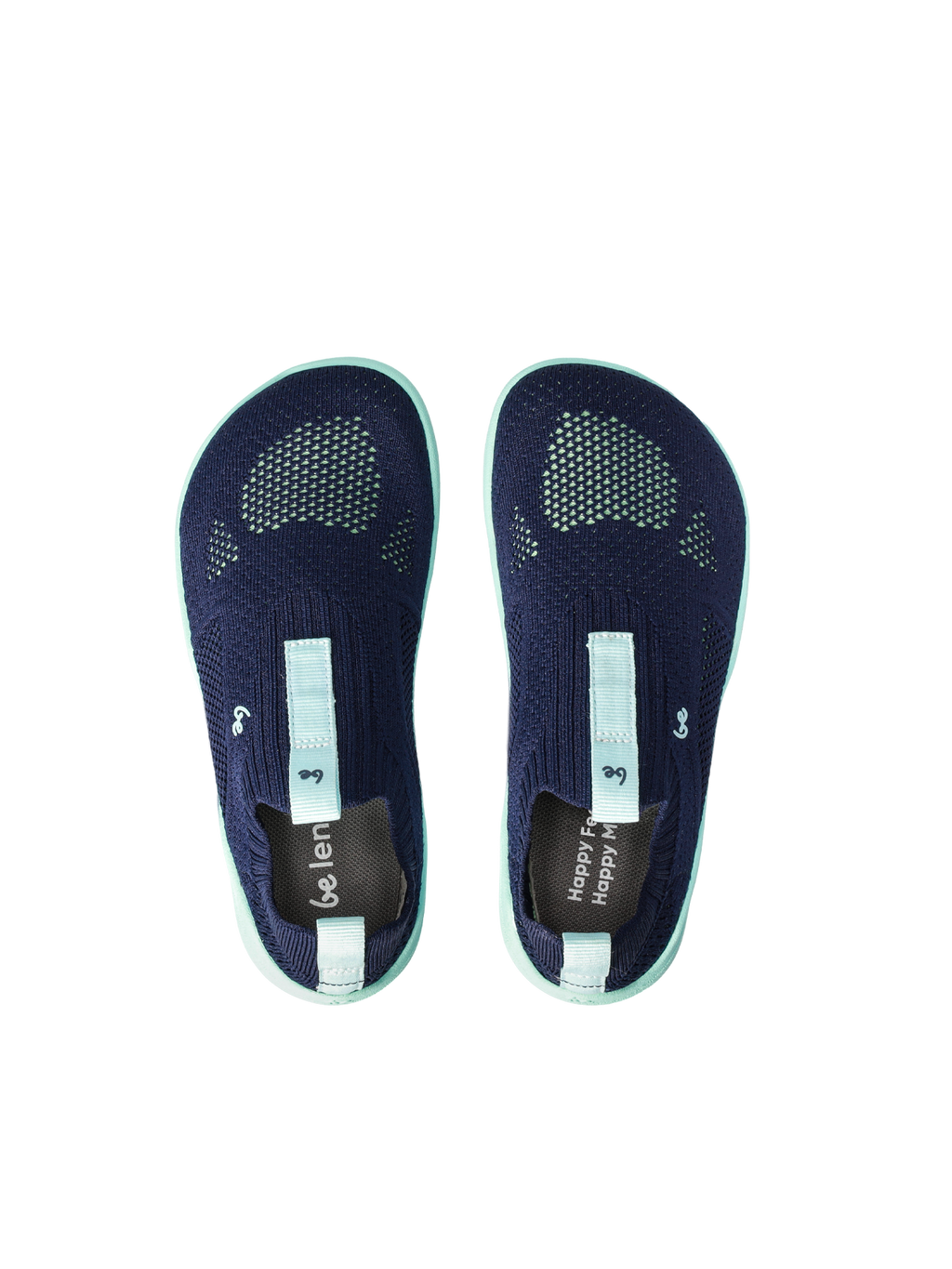 Kinder Barfuß-Slipper Be Lenka Luppo Kids - Blau & Aqua