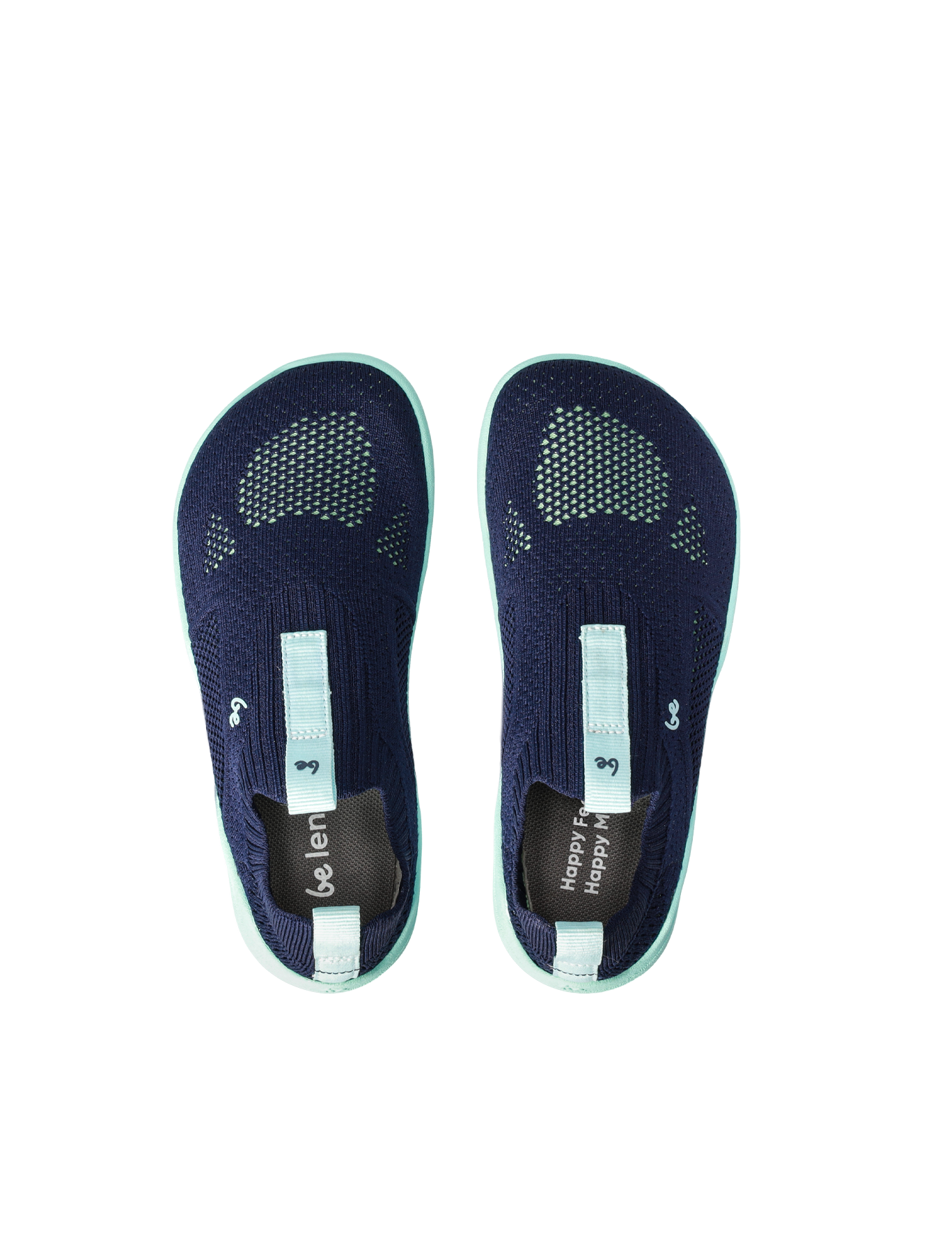 Kinder Barfuß-Slipper Be Lenka Luppo Kids - Blau & Aqua