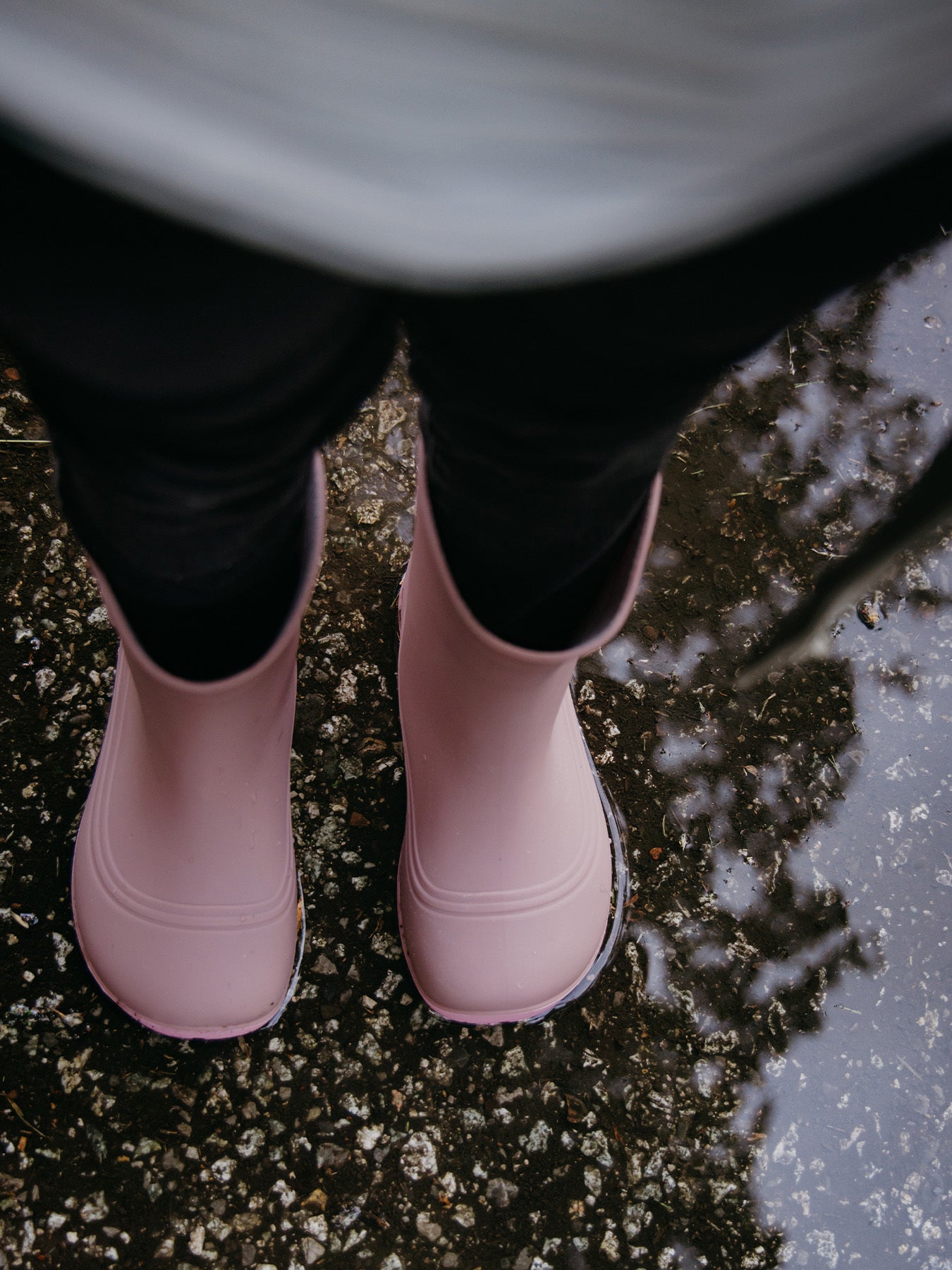 Kinder Barfuß-Regenstiefel Be Lenka Pudds - Misty Pink