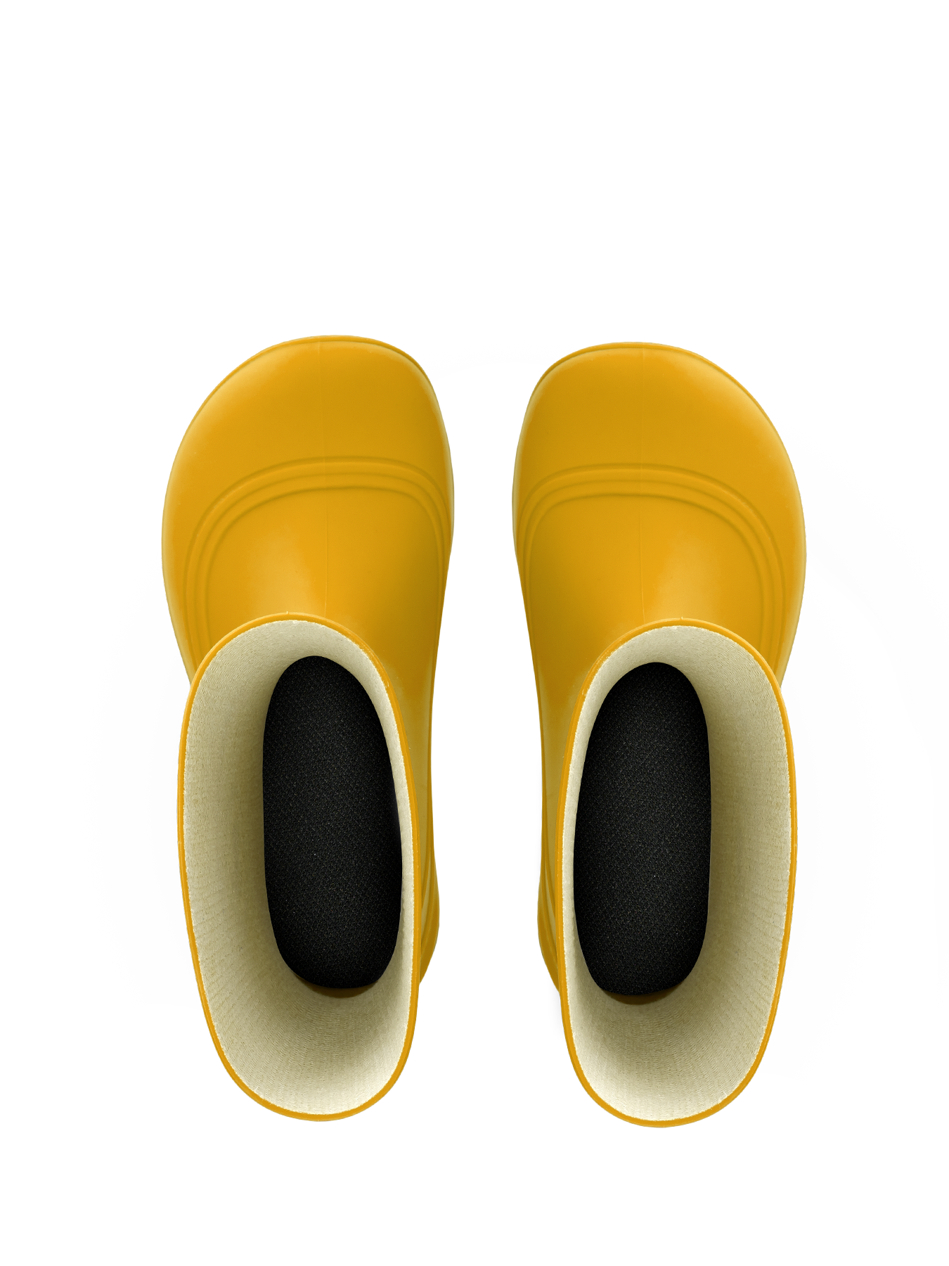 Kinder Barfuß-Gummistiefel Be Lenka Pudds - Gelb