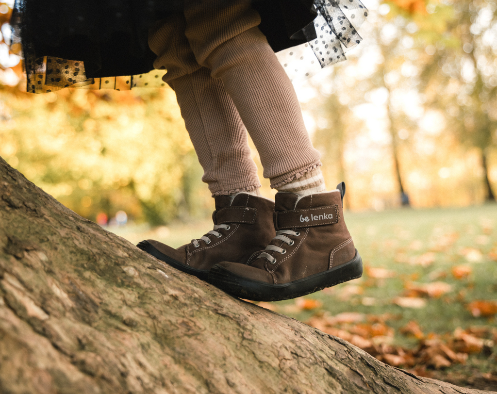 Barfußschuhe Be Lenka Winter Kids - Chocolate