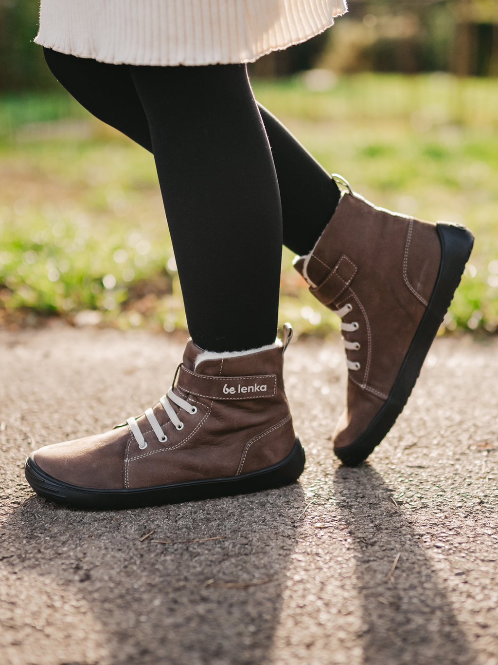 Barfußschuhe Be Lenka Winter Kids - Chocolate
