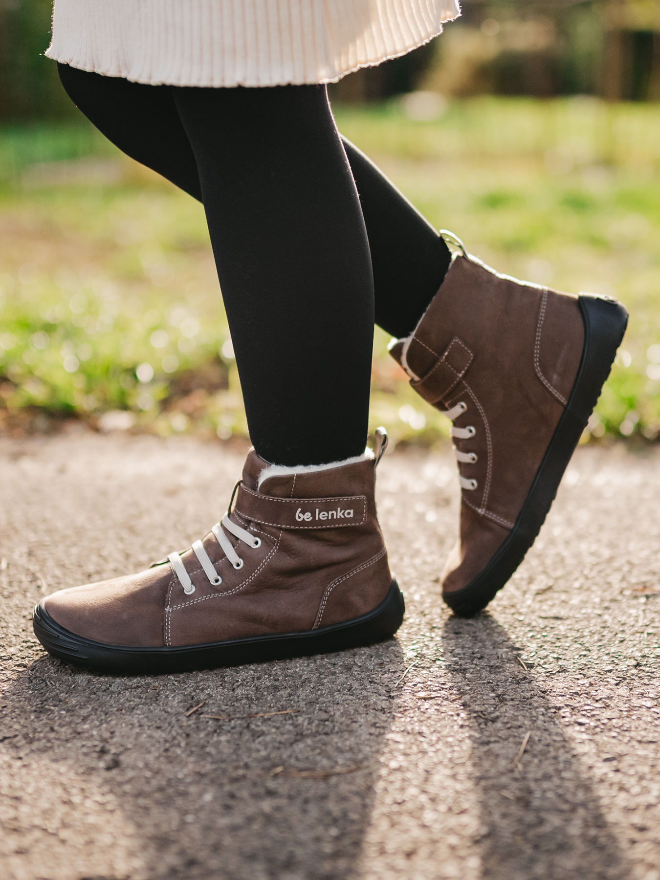 Barfußschuhe Be Lenka Winter Kids - Chocolate