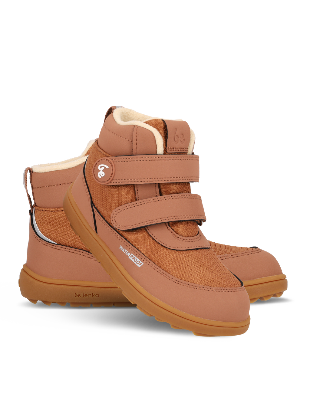 Kinder-Winter-Barfußstiefel Be Lenka Zippu Junior - All Brown