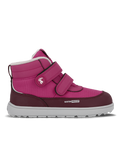 Kinder-Winter-Barfußschuhe Be Lenka Zippu Junior – Berry & Grey