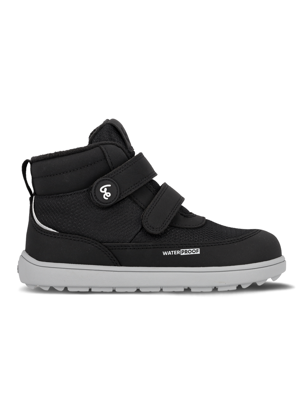 Kinder-Winter-Barfußschuhe Be Lenka Zippu Junior - Schwarz & Grau