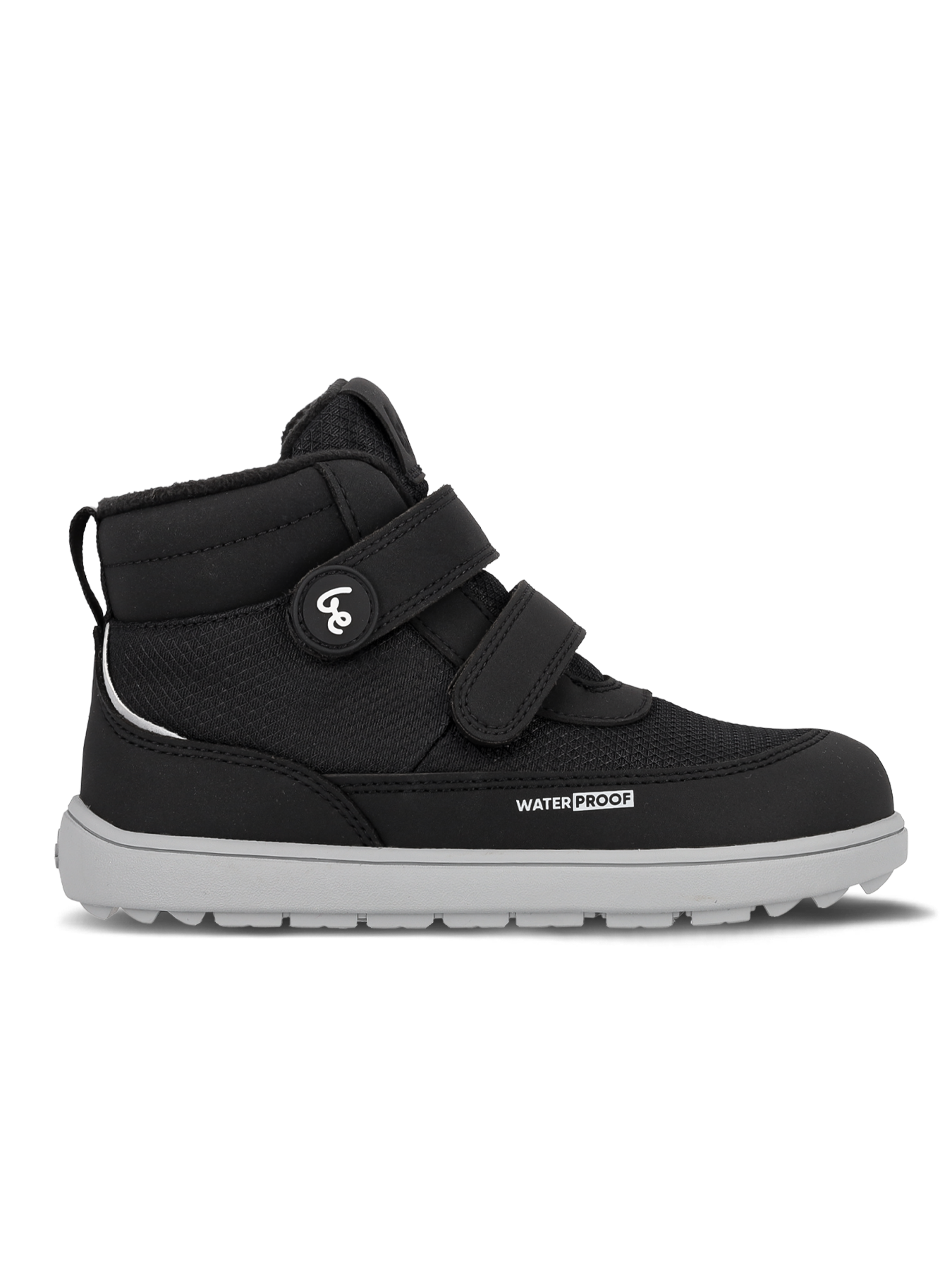Kinder-Winter-Barfußschuhe Be Lenka Zippu Junior - Schwarz & Grau