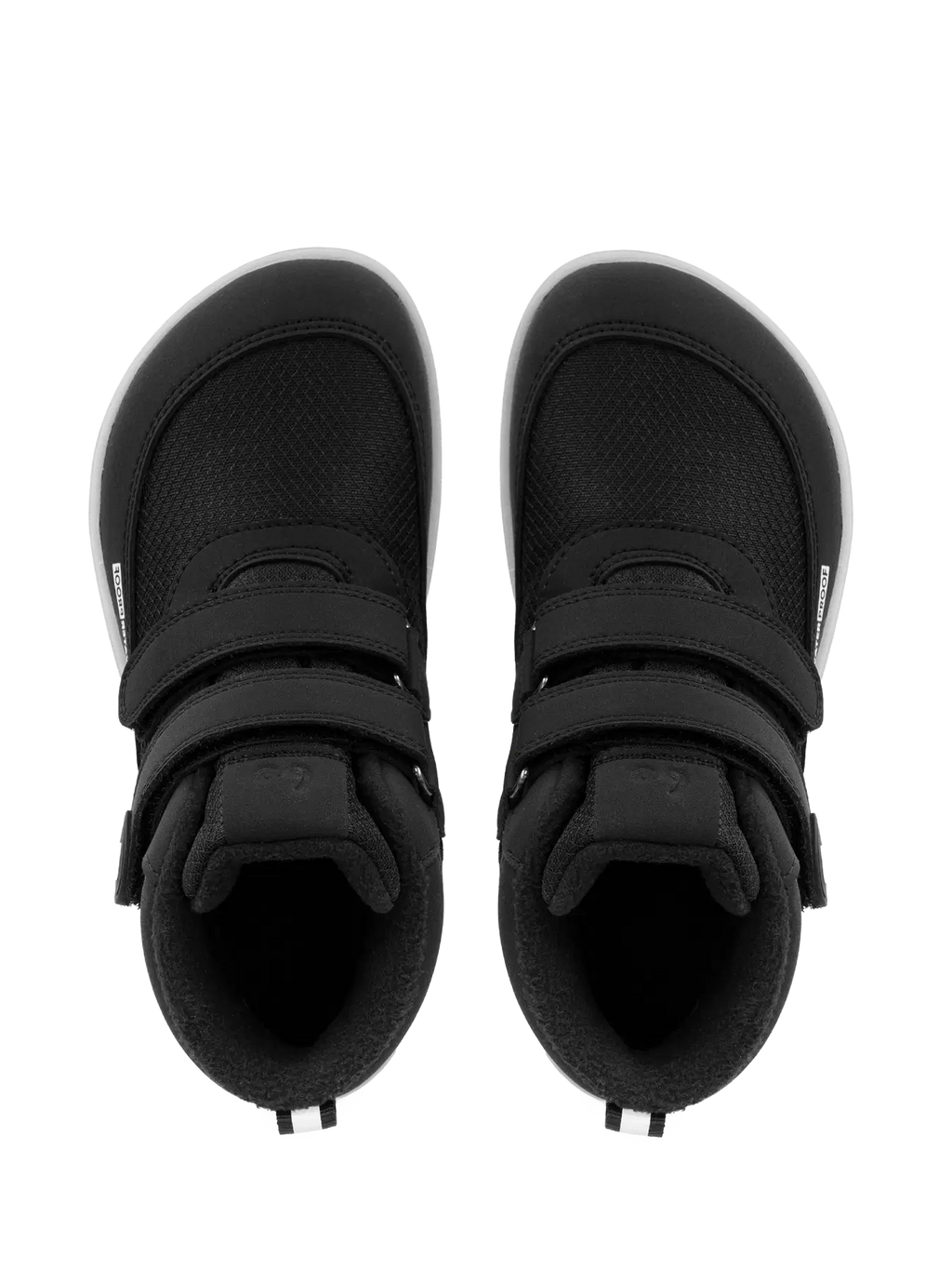 Kinder-Winter-Barfußschuhe Be Lenka Zippu Junior - Schwarz & Grau