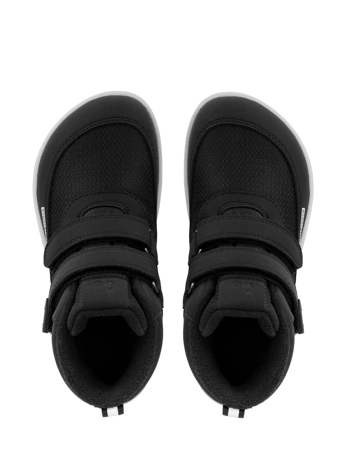 Kinder-Winter-Barfußschuhe Be Lenka Zippu Junior - Schwarz & Grau