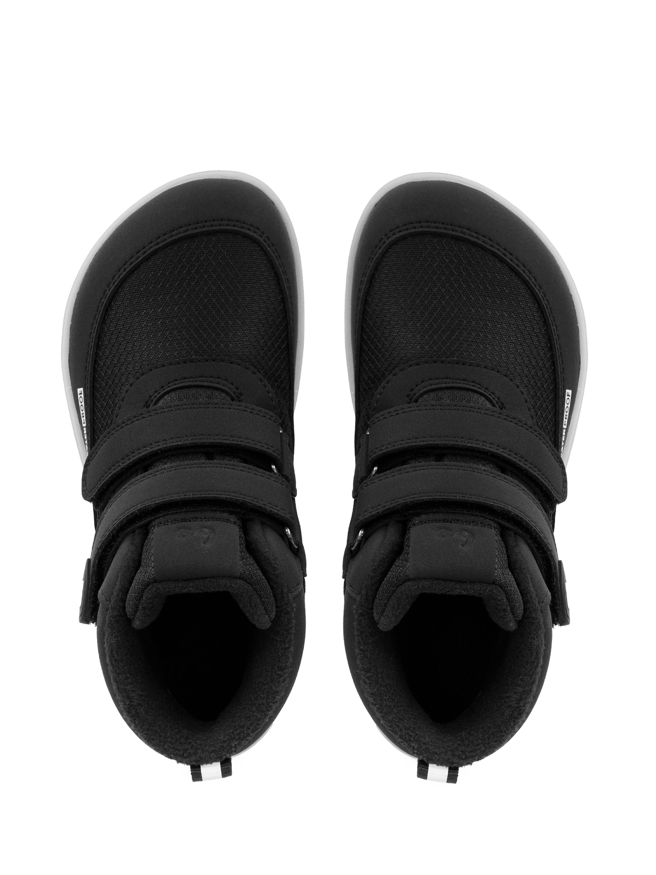 Kinder-Winter-Barfußschuhe Be Lenka Zippu Junior - Schwarz & Grau