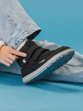 Kinder-Winter-Barfußschuhe Be Lenka Zippu Junior - Schwarz & Grau
