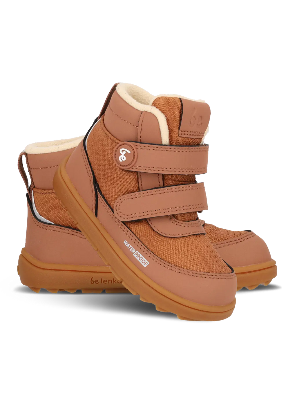 Kinder Winter Barfußschuhe Be Lenka Zippu Kids - All Brown