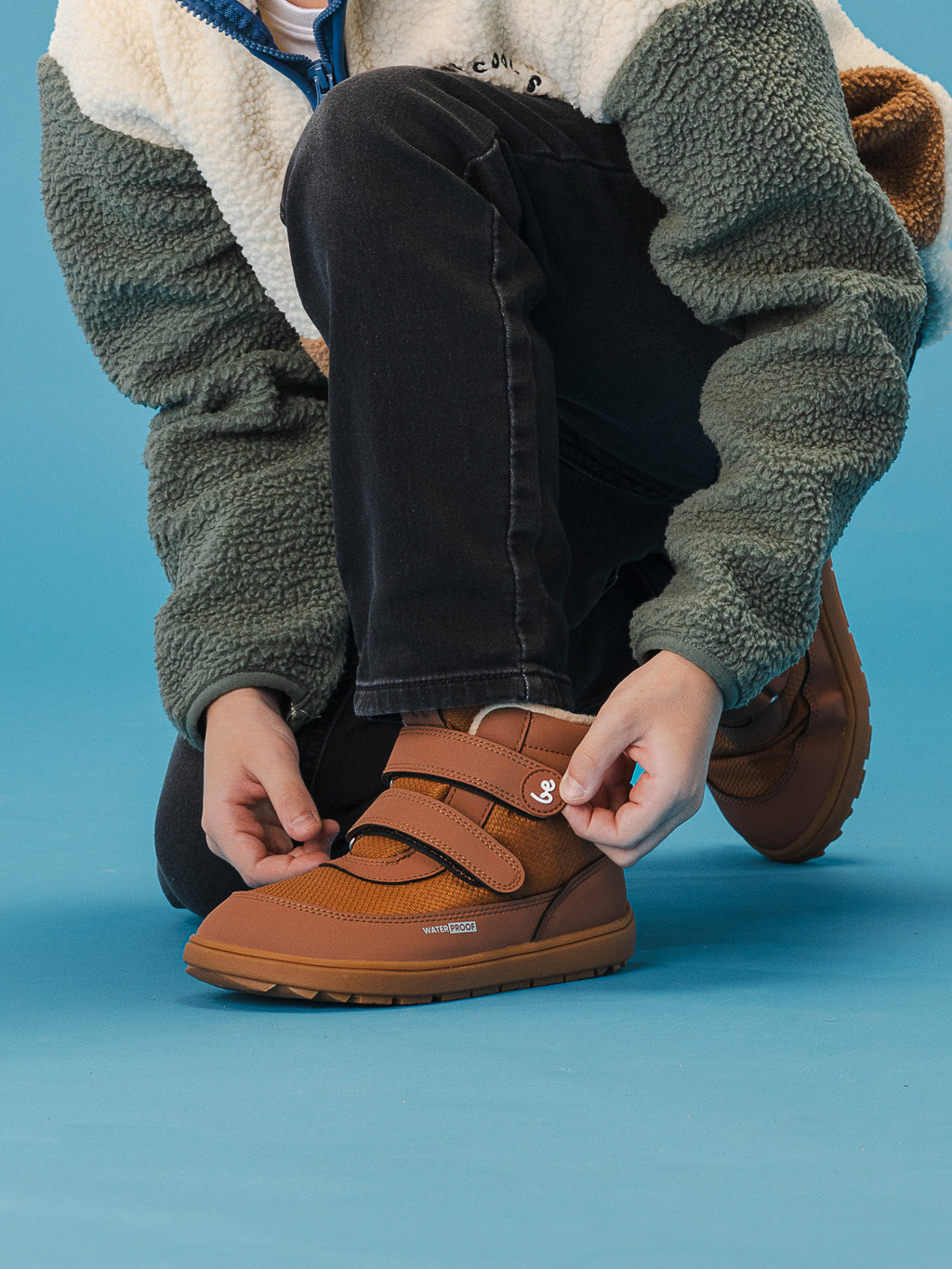 Kinder Winter Barfußschuhe Be Lenka Zippu Kids - All Brown