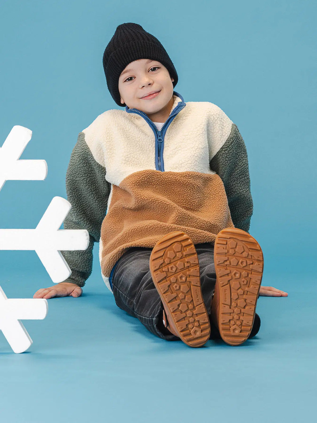 Kinder Winter Barfußschuhe Be Lenka Zippu Kids - All Brown