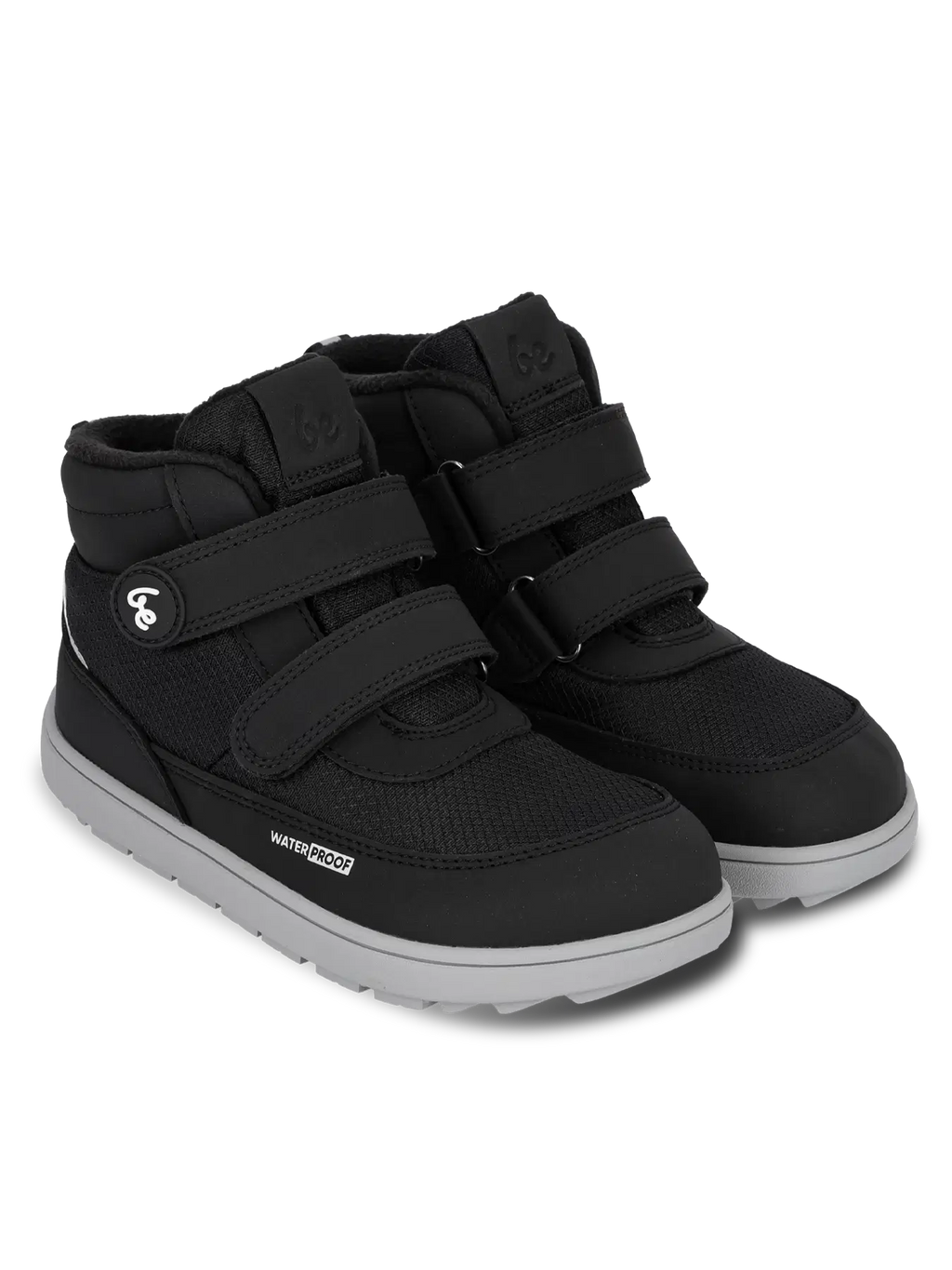 Kinder-Winter-Barfußstiefel Be Lenka Zippu Kids - Schwarz & Grau