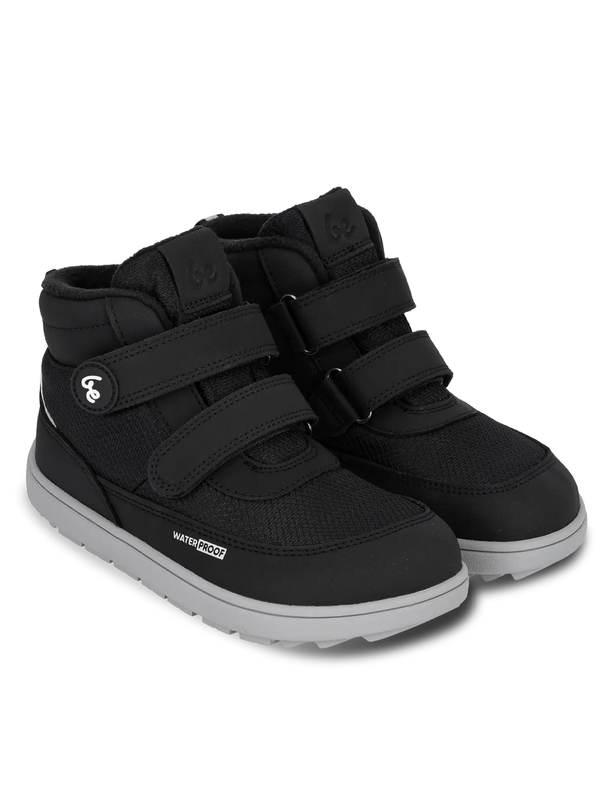 Kinder-Winter-Barfußstiefel Be Lenka Zippu Kids - Schwarz & Grau