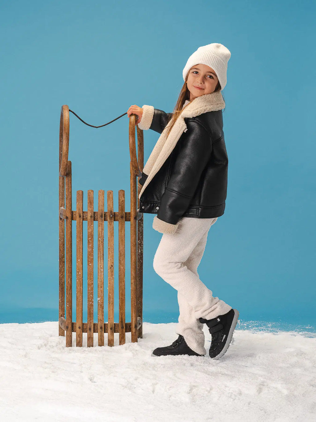 Kinder-Winter-Barfußstiefel Be Lenka Zippu Kids - Schwarz & Grau