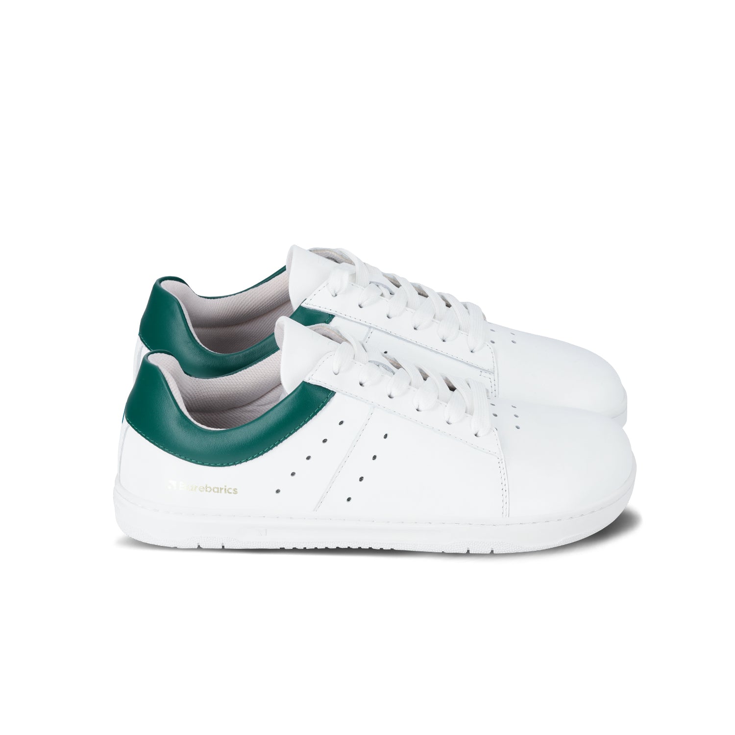 Barfußschuhe Barebarics Enigma - Weiß & Dunkelgrün