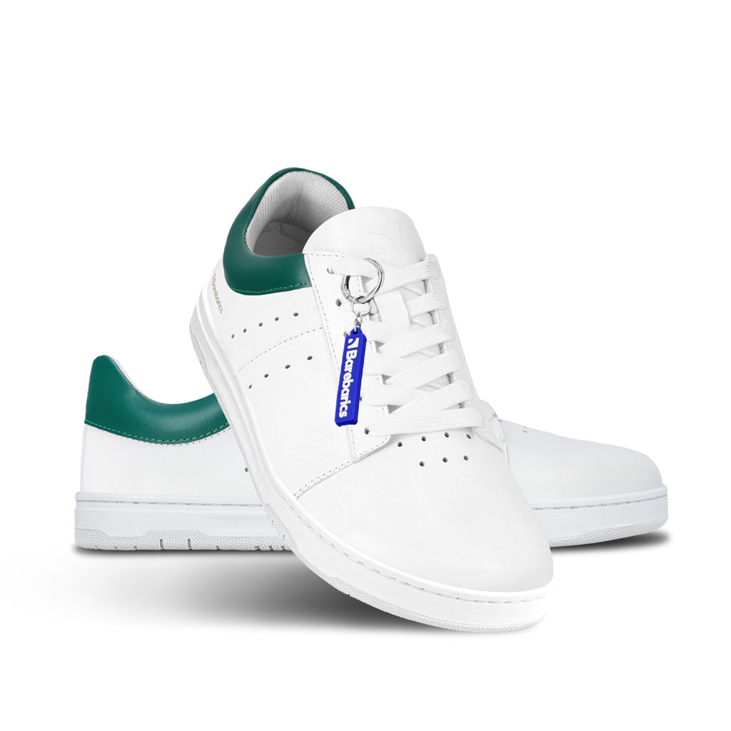 Barfußschuhe Barebarics Enigma - Weiß & Dunkelgrün