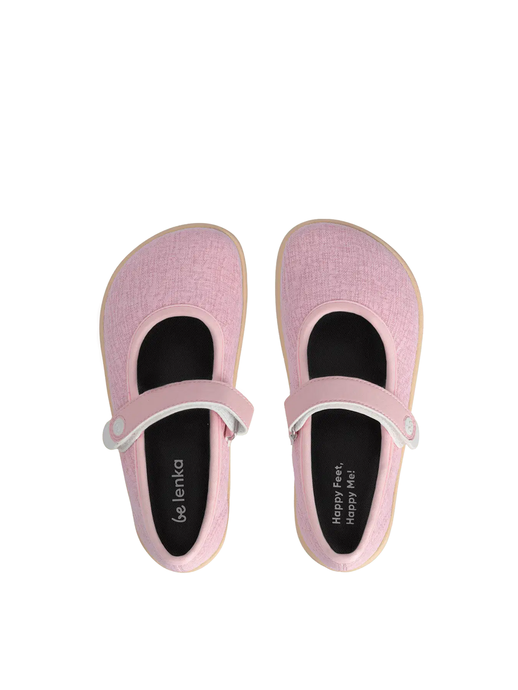 Kids Barefoot Ballerinas Be Lenka Tinkee Kids - Pink Sparkle - BarefootHub - UK Barefoot Shoes