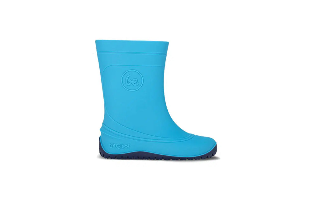 Kids Barefoot Rain Boots Be Lenka Pudds - Aqua Blue - BarefootHub - UK Barefoot Shoes