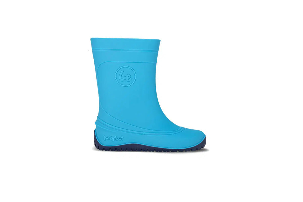 Kids Barefoot Rain Boots Be Lenka Pudds - Aqua Blue - BarefootHub - UK Barefoot Shoes