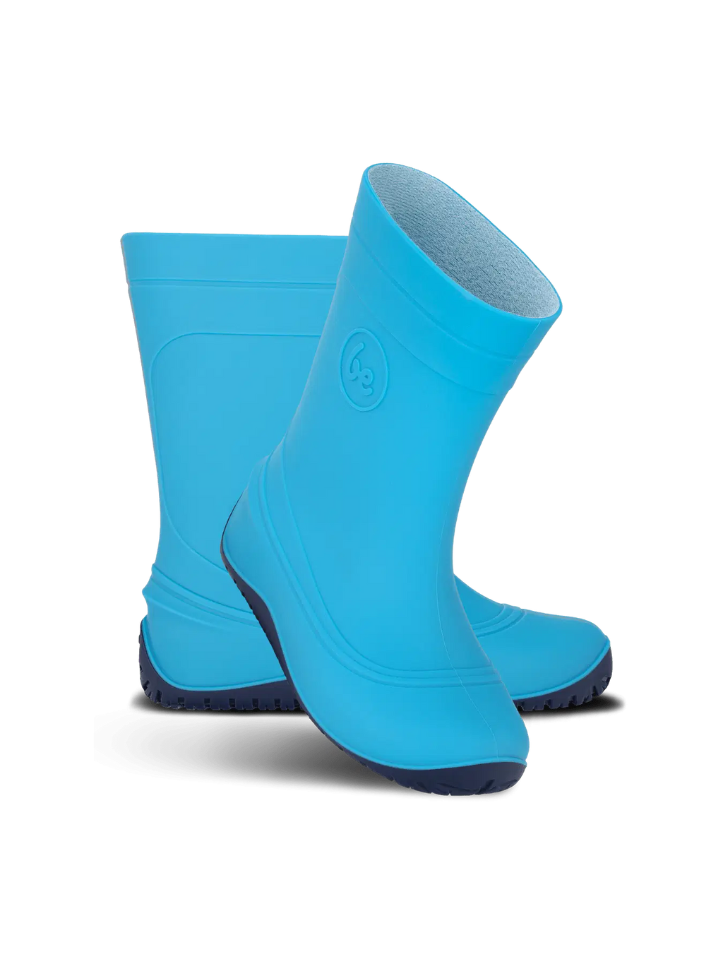 Kids Barefoot Rain Boots Be Lenka Pudds - Aqua Blue - BarefootHub - UK Barefoot Shoes
