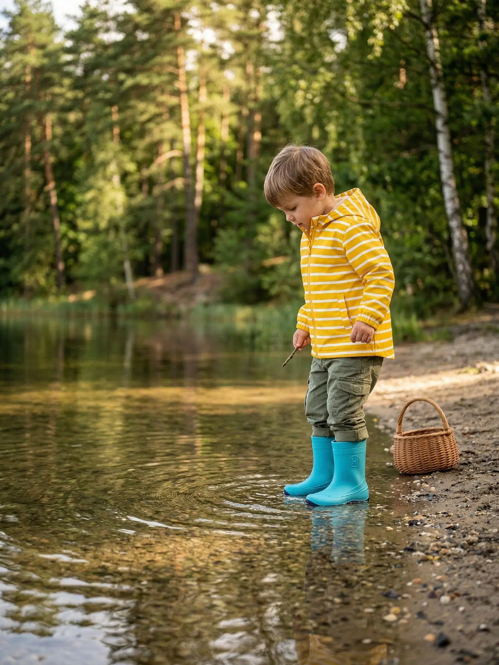 Kids Barefoot Rain Boots Be Lenka Pudds - Aqua Blue - BarefootHub - UK Barefoot Shoes