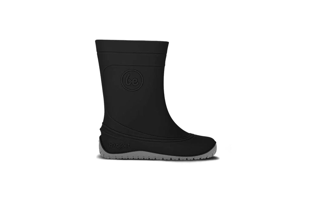 Kids Barefoot Rain Boots Be Lenka Pudds - Black - BarefootHub - UK Barefoot Shoes