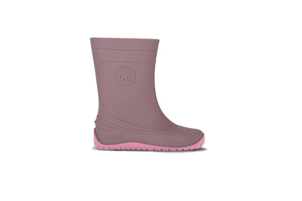 Kids Barefoot Rain Boots Be Lenka Pudds - Misty Pink - BarefootHub - UK Barefoot Shoes