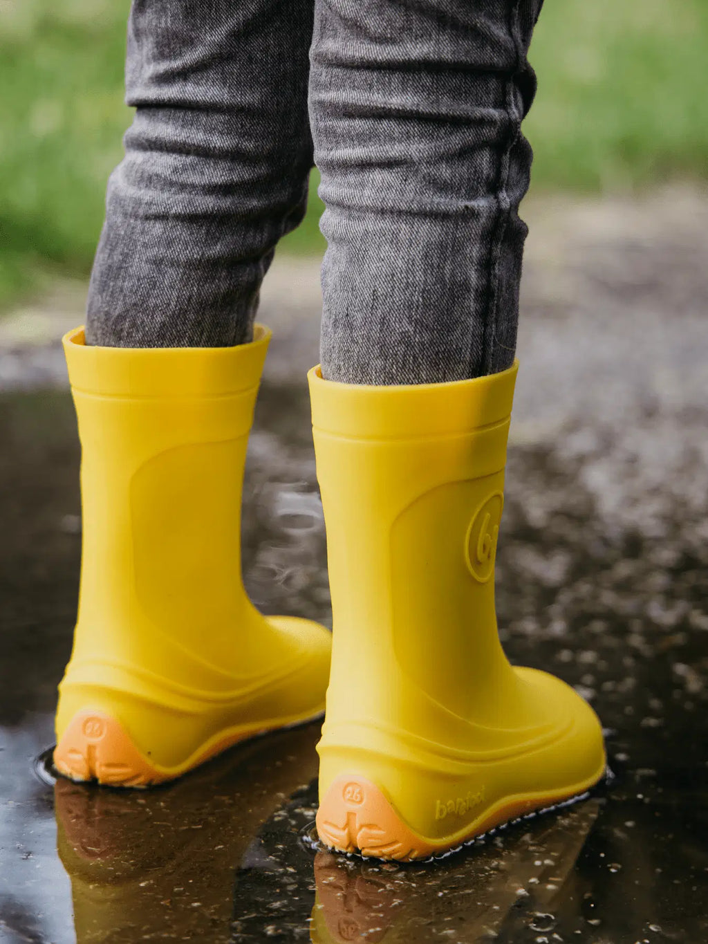 Kids Barefoot Rain Bootss Be Lenka Pudds - Yellow - BarefootHub - UK Barefoot Shoes