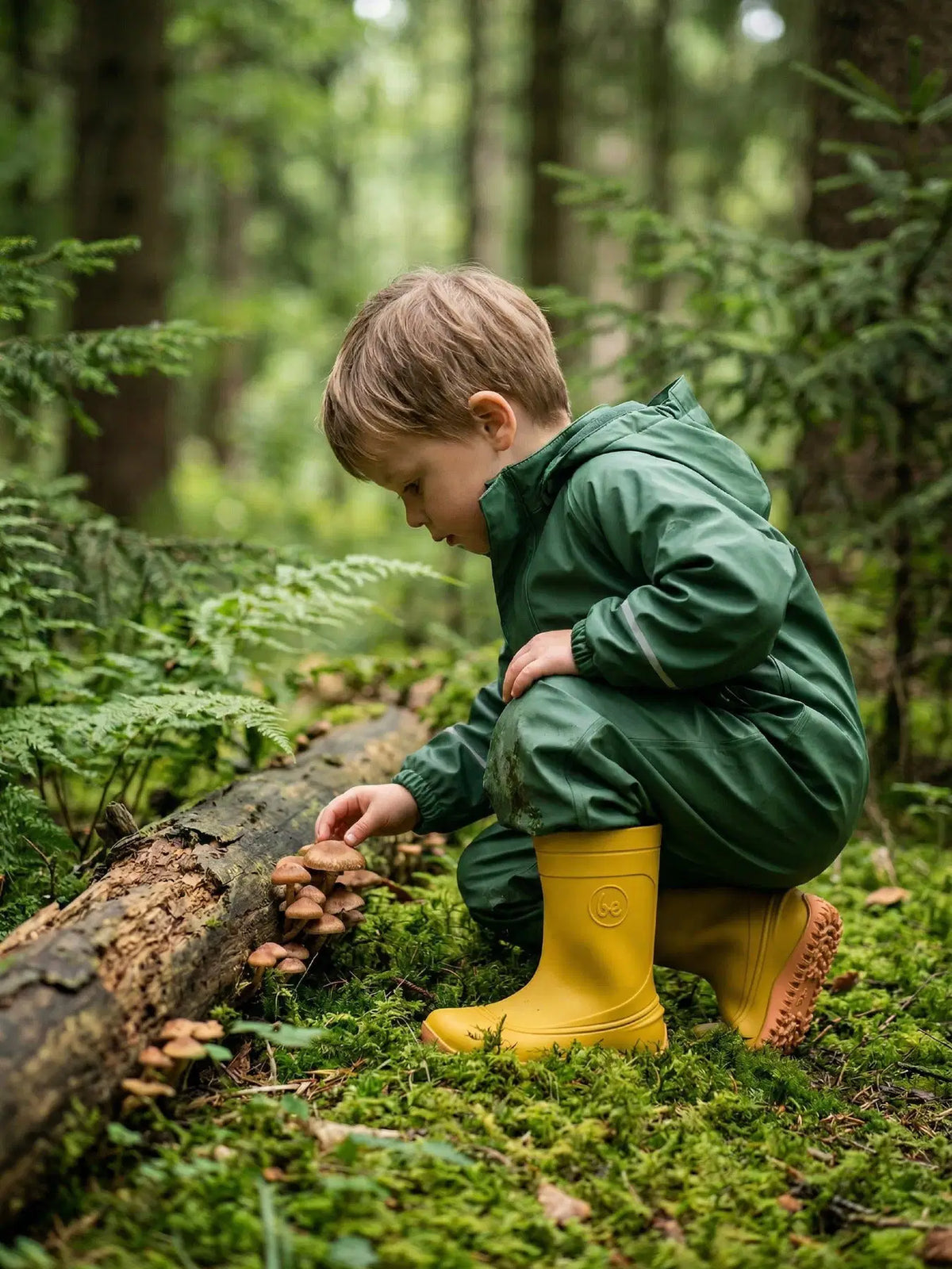 Kids Barefoot Rain Bootss Be Lenka Pudds - Yellow - BarefootHub - UK Barefoot Shoes