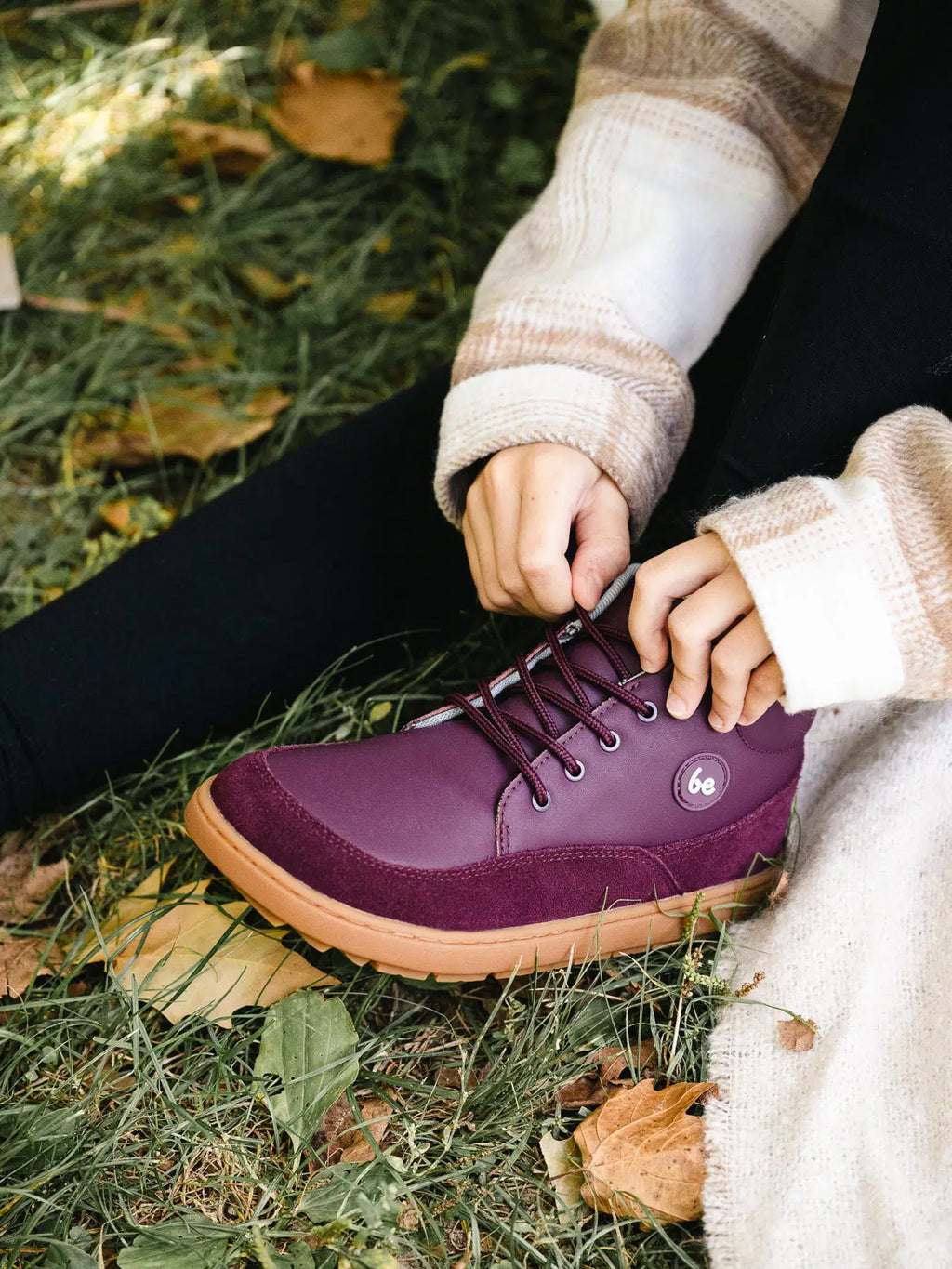 Kids barefoot shoes Be Lenka Elio Junior - Berry - BarefootHub - UK Barefoot Shoes