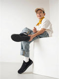 Kids Barefoot Slip-on Shoes Be Lenka Luppo Junior - All Black - BarefootHub - UK Barefoot Shoes