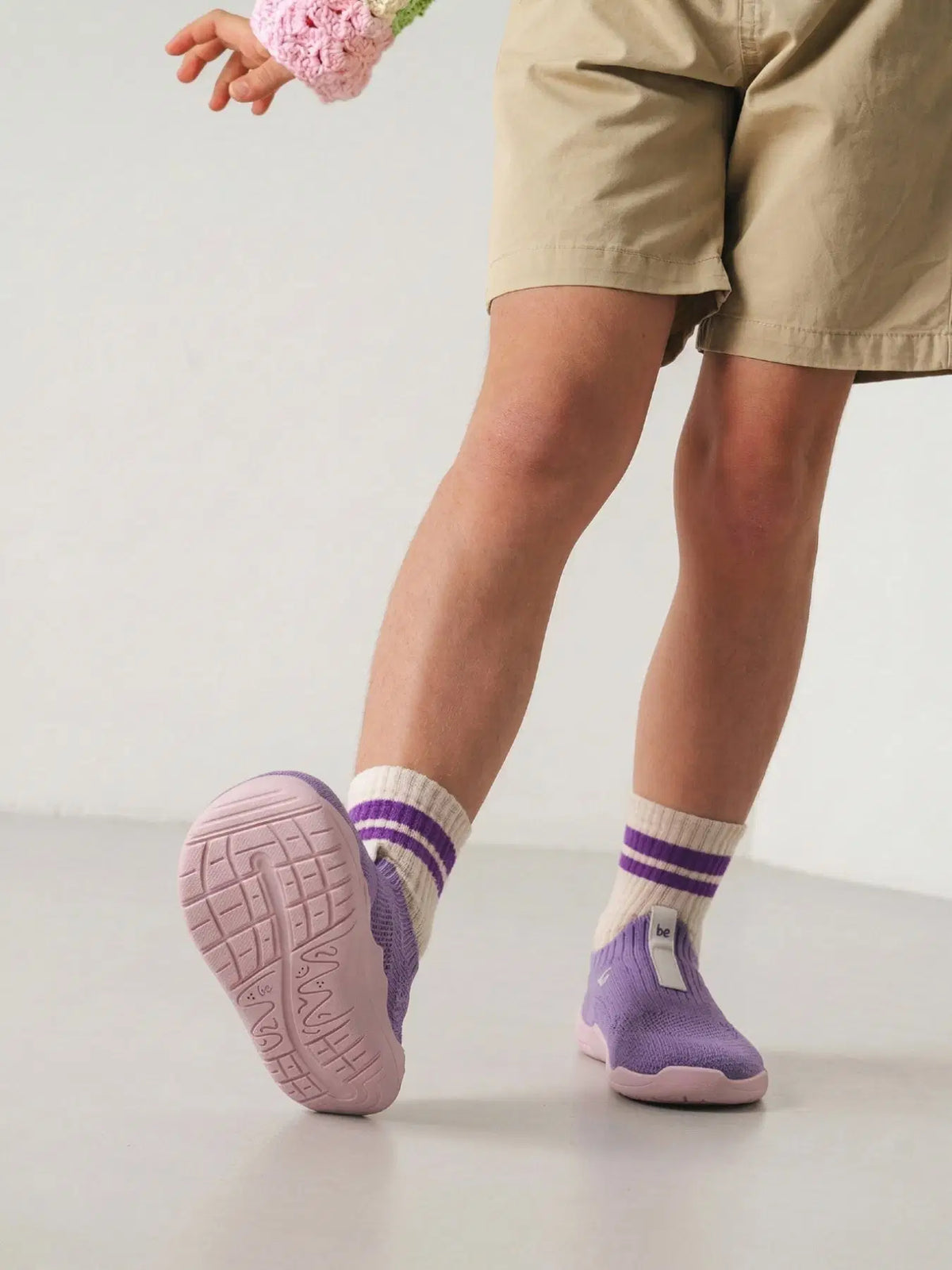 Kids Barefoot Slip-on Shoes Be Lenka Luppo Kids - Lilac & Pink - BarefootHub - UK Barefoot Shoes