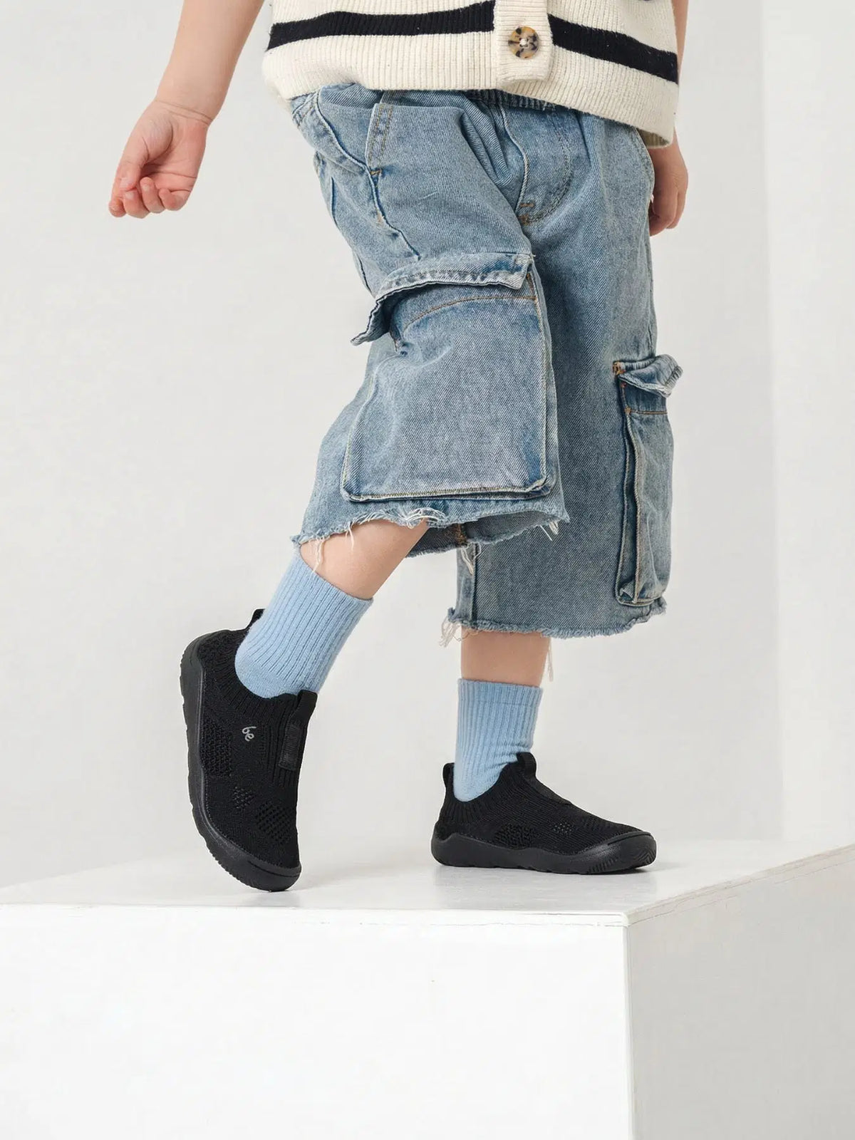 Kids Barefoot Slip-on Shoes Be Lenka Luppo Preschool - All Black - BarefootHub - UK Barefoot Shoes