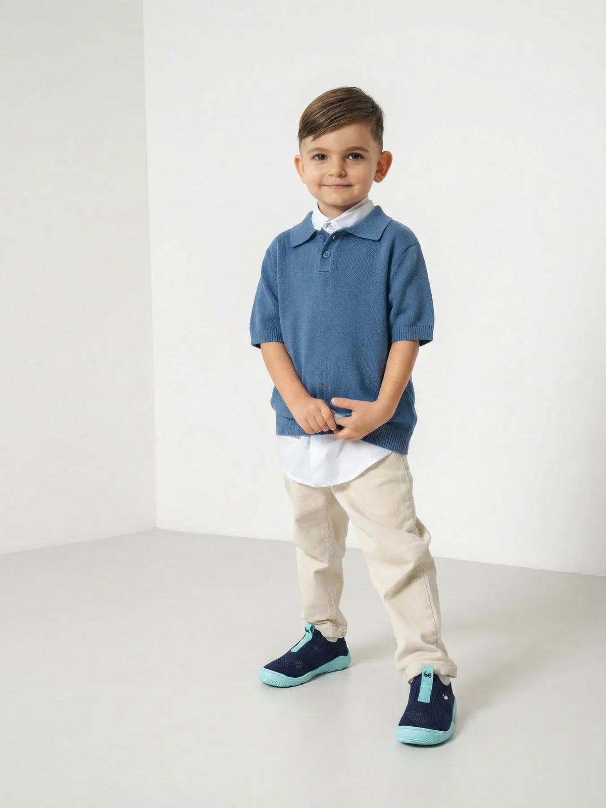 Kids Barefoot Slip-on Shoes Be Lenka Luppo Preschool - Blue & Aqua - BarefootHub - UK Barefoot Shoes