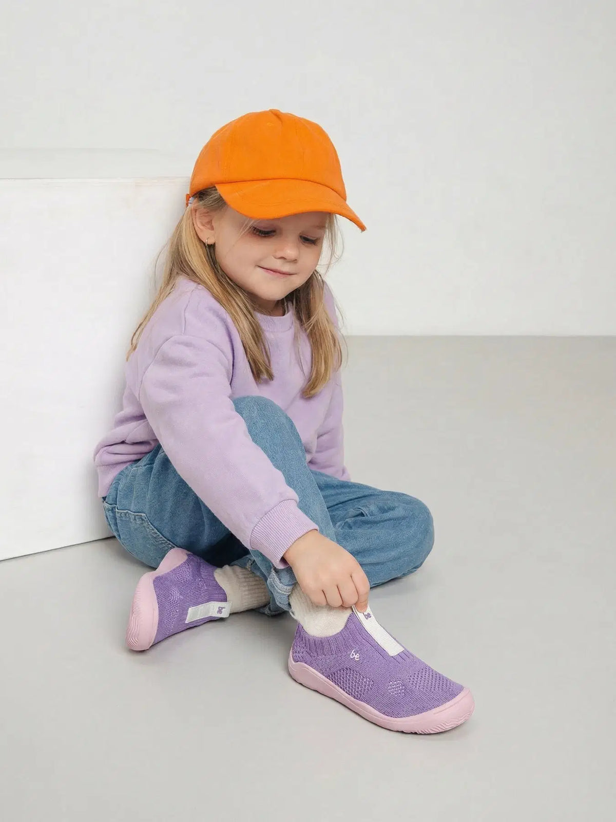 Kids Barefoot Slip-on Shoes Be Lenka Luppo Preschool - Lilac & Pink - BarefootHub - UK Barefoot Shoes