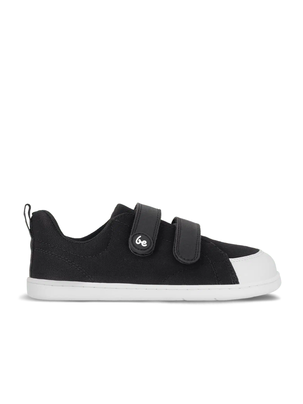 Kids barefoot sneakers Be Lenka Canvi Kids - Black & White - BarefootHub - UK Barefoot Shoes