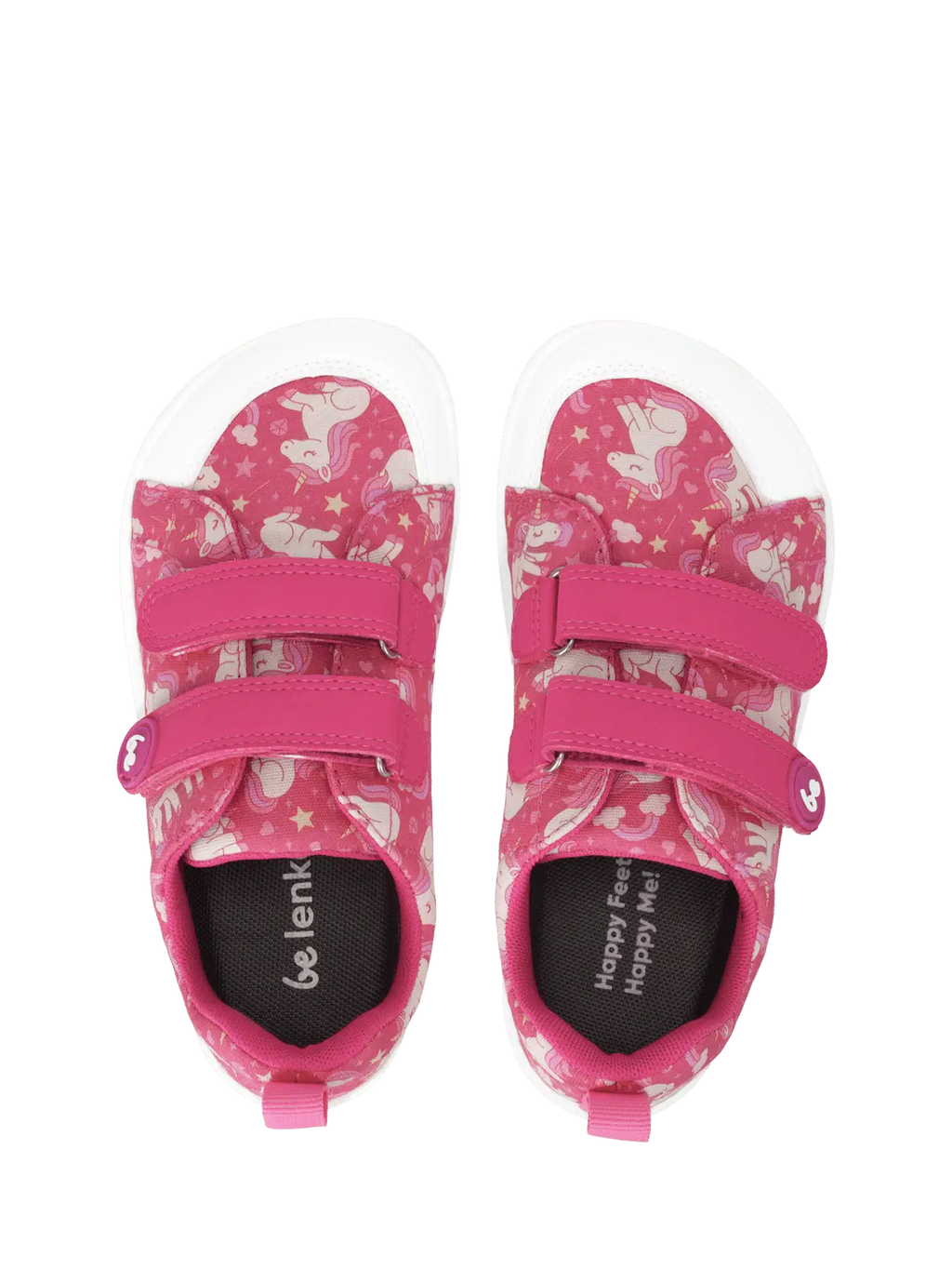 Kids barefoot sneakers Be Lenka Canvi Preschool - Unicorn - BarefootHub - UK Barefoot Shoes