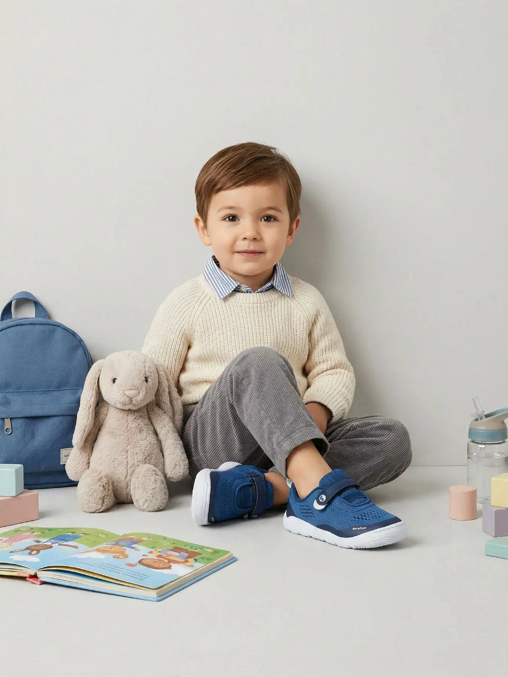 Kids Barefoot Sneakers Be Lenka Nubo Preschool - Blue - BarefootHub - UK Barefoot Shoes