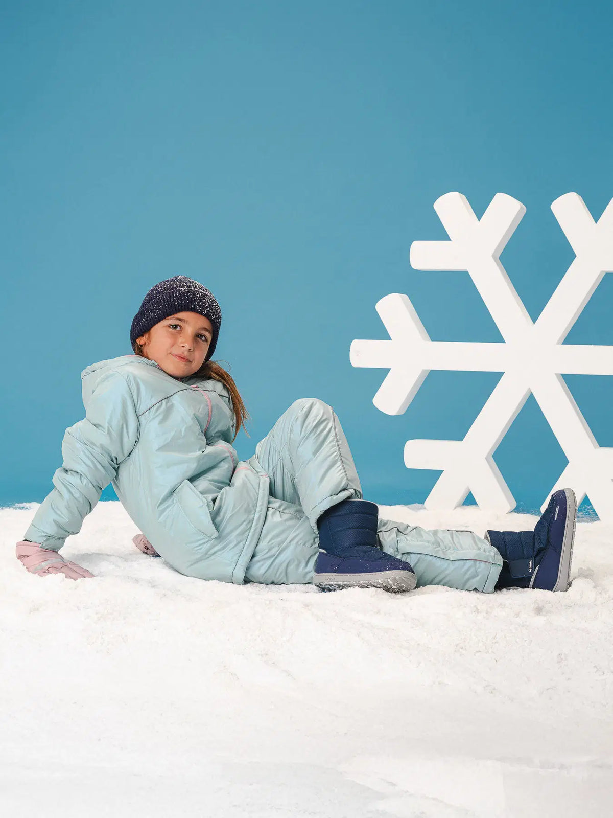 Kids barefoot snow boots Be Lenka Ailo Kids - Dark Blue - BarefootHub - UK Barefoot Shoes