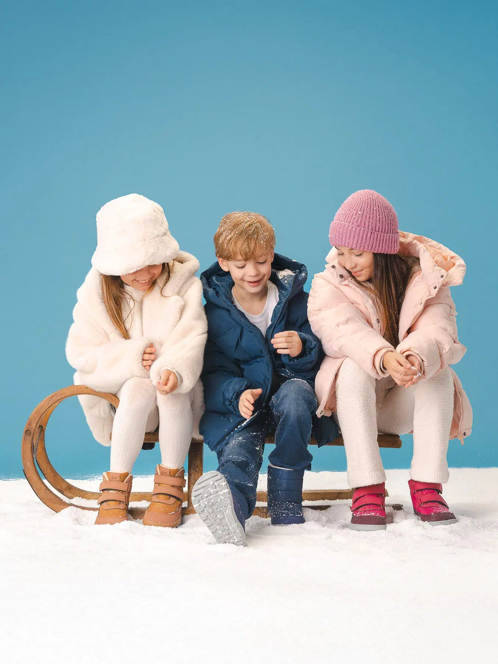 Kids barefoot snow boots Be Lenka Ailo Kids - Dark Blue - BarefootHub - UK Barefoot Shoes