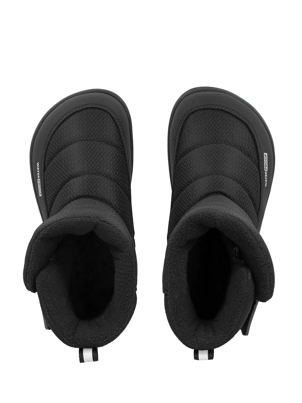 Kids barefoot snow boots Be Lenka Ailo Preschool - All Black - BarefootHub - UK Barefoot Shoes