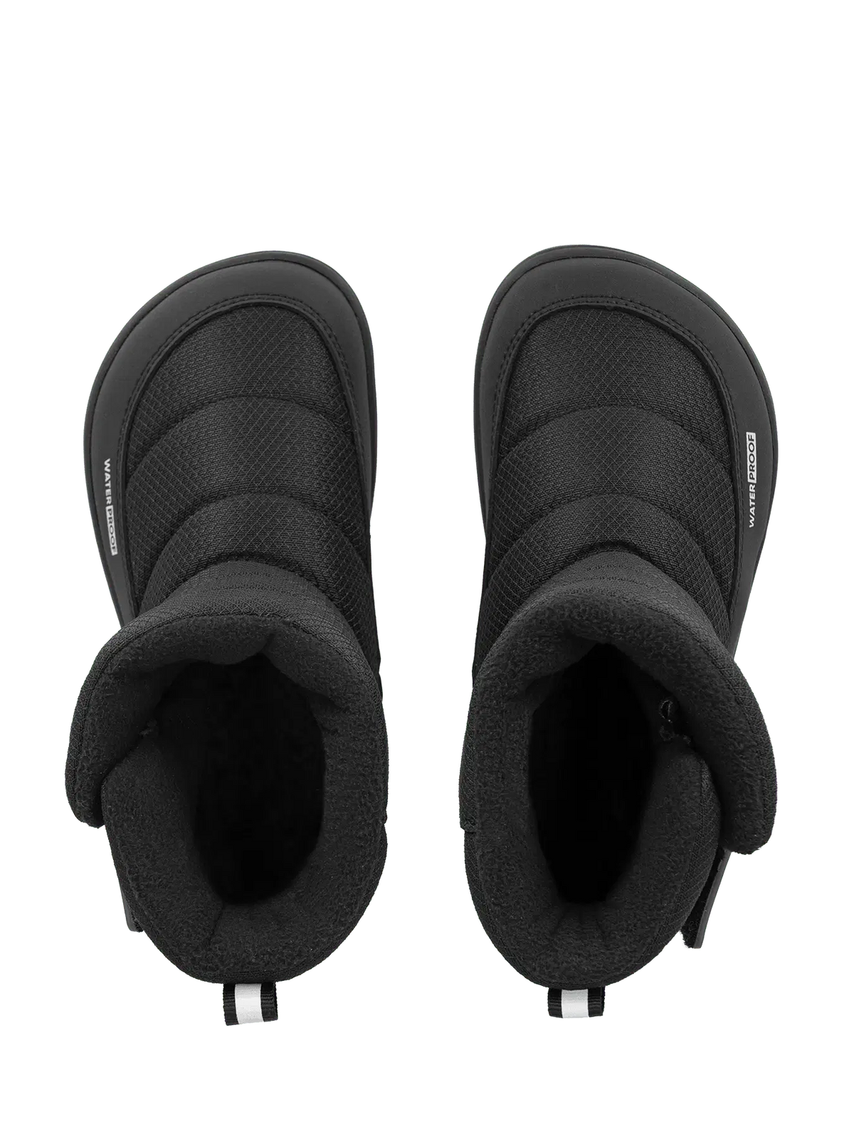 Kids barefoot snow boots Be Lenka Ailo Preschool - All Black - BarefootHub - UK Barefoot Shoes
