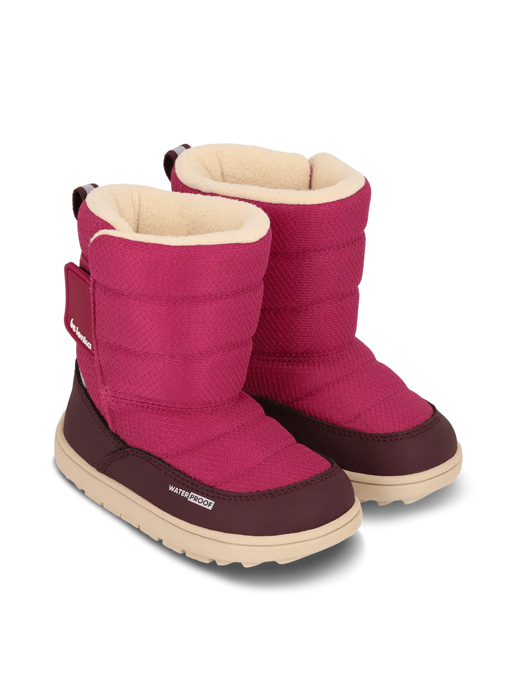 Kids barefoot snow boots Be Lenka Ailo Preschool - Berry - BarefootHub - UK Barefoot Shoes
