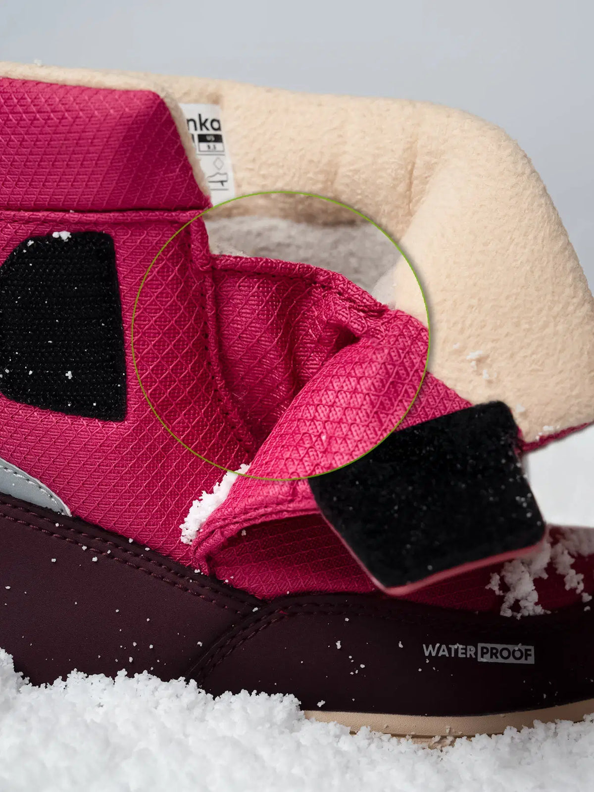Kids barefoot snow boots Be Lenka Ailo Preschool - Berry - BarefootHub - UK Barefoot Shoes