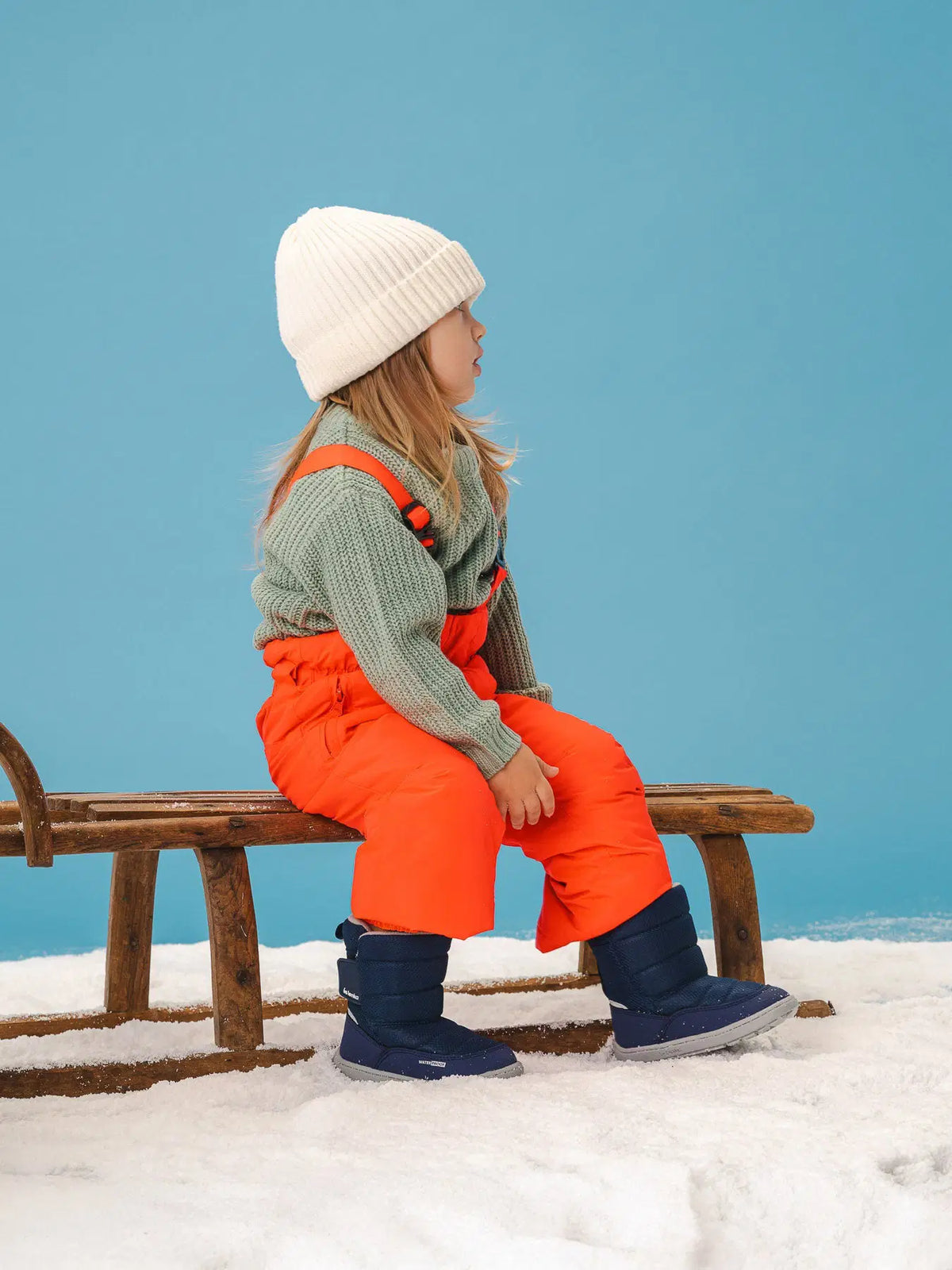 Kids barefoot snow boots Be Lenka Ailo Preschool - Dark Blue - BarefootHub - UK Barefoot Shoes