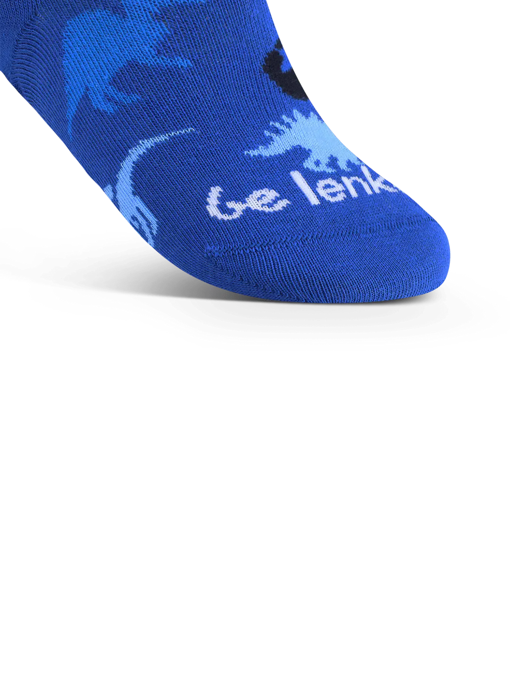 Kids barefoot Socks Be Lenka Kids - Crew - Dino - Royal Blue - BarefootHub - UK Barefoot Shoes