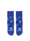 Kids barefoot Socks Be Lenka Kids - Crew - Dino - Royal Blue - BarefootHub - UK Barefoot Shoes